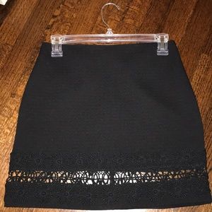 TOPSHOP Black Mini Skirt